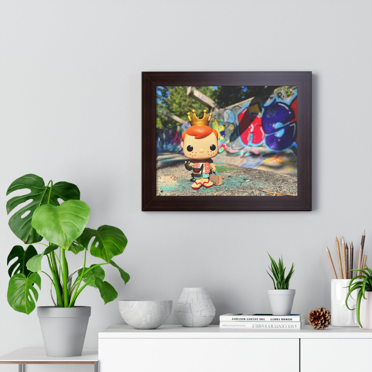 Framed Horizontal Poster - Freddy Goes to Sarajevo (14″×11″)