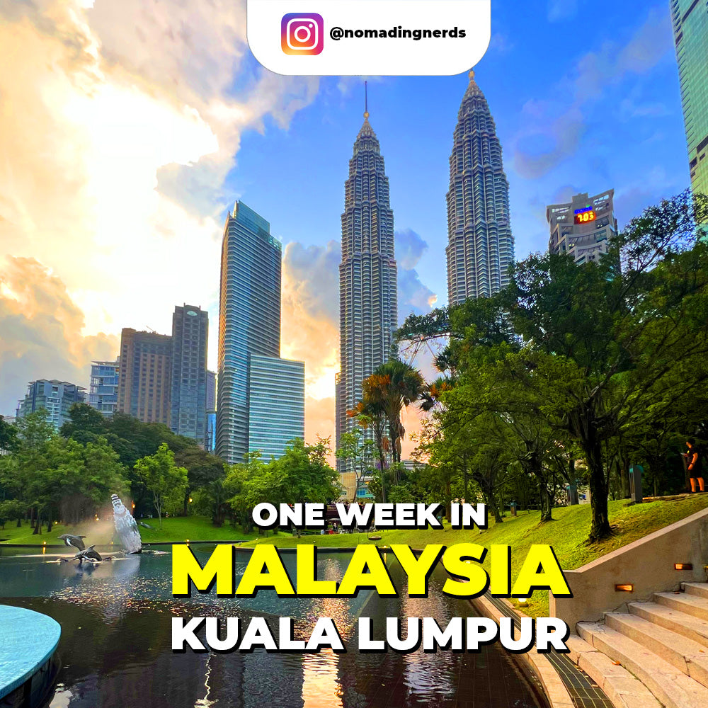 Google Map Itinerary - One Week in Kuala Lumpur, Malaysia